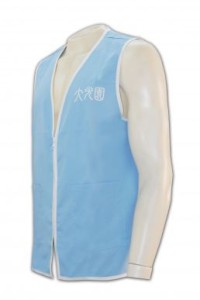 V043 自定vest 印背心外套 訂造開胸背心褸 香港製造商 自訂背心供應商HK